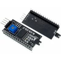 DC 5 Volt 1602 LCD Display Module Liquid Crystal Display Module with IIC/I2C Interface Adapter Board Blue Screen Display Module