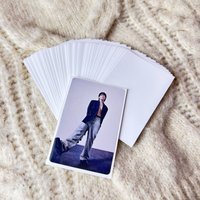 50Pcs Heart Laser Hologram Card Protector 61×91mm Flashing Foil Sleeves Kpop Photocard Holder Photo Storage Films