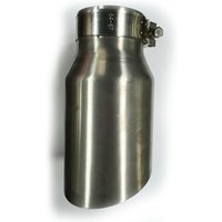 1PCS Universal 63/76MM Titanium alloy Vehicle Refitting Universal Exhaust Tip 15angle Car Muffler Tail Throat Modification