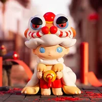 POP MART The New Year of Tiger Series Blind Box Toys Kawaii Anime Action Figure Surprise Mystery Box Dolls Girls Gift