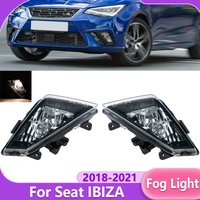 Car Front Bumper Fog Lamp Fog Light Assembily Signal Lamp Foglamp With Bulb For Seat IBIZA 2018 2019-2021 6F0941701A 6F0941702A