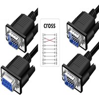 9pin Db9 Serial port Line Rs232 Direct cable Connecting Line Adapter Male To Male/female cross Direct Data Line Extension Cable