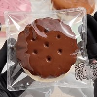 Simulation Chocolate Cookie Squishy Soft TPR Squeeze Toy Stress Relief Fidget Toy Realistic Food Sensory Decompression Gift
