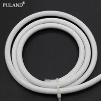 1~50m White PET Braid Sleeves 2/4/6/8/10/12/14/16/20/25/30/35/40/50/60mm High Density Insulated Snake Skin Cable Wrap Sheath