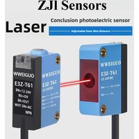 E3Z-T61 long-distance infrared laser beam sensor background suppression photoelectric switch detection distance 60 meters