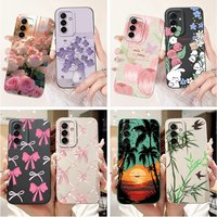 New Case For Samsung Galaxy A16 A36 A26 A56 5G Cover SM-A166B SM-A366B Shockproof Funda Flower Soft Bumper For Samsung A16 Coque