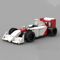 169PCS MOC City Champions Super Car Mclaren MP4 4 6 Wide Model Technology DIY Assembly Building Blocks Display Birthday Gift Set