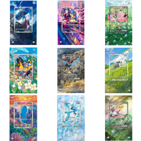 Pokemon PTCG Cards Brick Lillie Steven Stone Marnie Iono Greninja Sv8 Sv9 Self Made Anime Game Expand Acrylic Protective Case