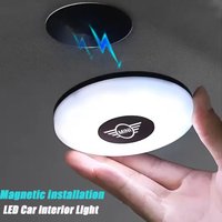 Car Wireless LED Night Ceiling Dome Light Reading USB Lamp For Mini Cooper S R55 R56 R50 R53 R60 F55 F56 Countryman Accessories