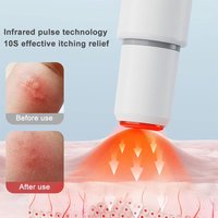 Portable Natural Electric Anti-Itch Pen for Mosquito Insect Bite Relief Insect Bite Healer for Camping Travel Outdoor