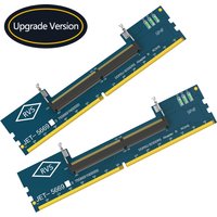 2PCS Laptop DDR5 RAM to SO DDR5 U-DIMM Desktop Adapter Card Memory Tester SO DDR5 to DDR5 U-DIMM Converter 6-Layered PCB Design