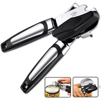 Professional Stainless Steel Tin Can Opener Multifunctional Side Cut Kitchen Tool Beer Bottle Opener