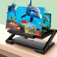 New 3D Screen Amplifier Mobile Phone Screen Video Magnifier HD Expander Projector Smart phone Display Magnifying Bracket 2026