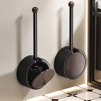 Toilet brush household no dead angle wall mounted toilet special long handle cleaning brush set for washing toilets toilet brush