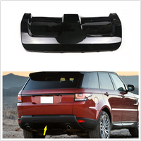For Land Rover Range Rover Sport 2014-2017 L494 LR045174 Gloss Black Rear Bumper Diffuser Lip Skid Plate Trailer Cover Spoiler