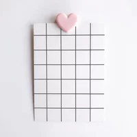 10pcs Plastic Pink Love Shaped Planner Clips Paper Clips Bookmarks School Stationery Brand New Planner Clips