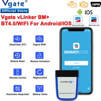 Scanner Vgate vLinker BM ELM327 Wifi Bluetooth 4.0 OBD2 OBD 2 Outil de diagnostic auto pour Bimmercode ELM 327 V 1.5