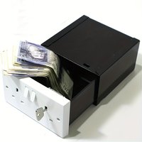 British Style Wall Hidden Safe, Home Concealed Storage Socket Box for Jewelry, Cash and Other Valuables