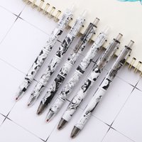 6 Piece Cute Gel Pen Creative Cartoon Press Stationery Kawaii Funny Pens