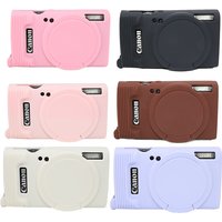 Soft Rubber Silicone Case for Canon PowerShot ELPH 360 HS Canon IXY 650 Shockproof Cover Lens Cap Protective Body Case