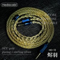 Hedacabl HD-13 Dual 3.5mm to 4.4mm Balanced Cable, Compatible With HD600/HD650/HD700 Hifiman, Crosser and other Headphone Models