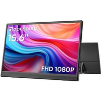Dopesplay 15.6 inch Portable monitors For Laptops FHD IPS 1080P External Screen Extender for MAC Windows Phone Games Extended