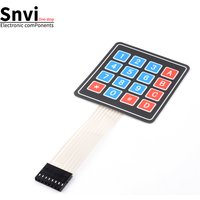 New 4 12 16 20 Key 4*4 Membrane Switch Keypad 1x4 3x4 4x4 4*5 Matrix Array Matrix keyboard for arduino smart car