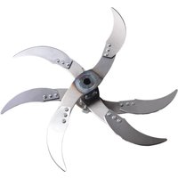 Agricultural Fruit And Vegetable Crusher 6 Blade Breeding Cutter Electric Drill Chopper Blade Fits Goose Pig Chicken Feed Grass