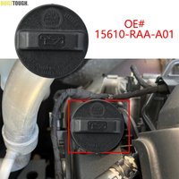 1X For Honda Civic Fit CR-V Element Pilot Accord Odyssey Engine Oil Petrol Fuel Tank Filler Cap Tank Cap Cover 15610-RAA-A01