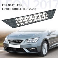 Car Front Bumper Lower Grille Center Grille Grid Racing Grill for Seat Leon 5F 2017-2020 5F0853667N
