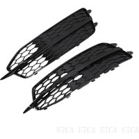 E7CA Car Exterior Left Right Front Bumper GrillesFog Light Lower GrillesLamp Frame Cover Compatible for 4G0807681D 4G0807682D
