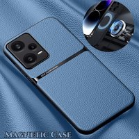 Magnet Case For Xiaomi Redmi Note 14 13 12 11 Pro 5G 4G 11S 14C 13C Poco X7 M6 Shockproof Leather Cases Protective Back Cover