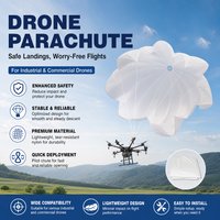 Fixed-Wing Multi-Rotor Drone Parachute with Pilot Chute Custom Parachute for Safe Landings