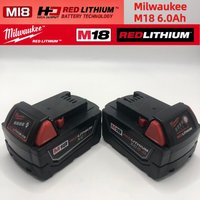 100% New Original Milwaukee M18 18V 6.0Ah High Output Li-ion Rechargeable Battery for Milwaukee M18 Cordless Power Tools