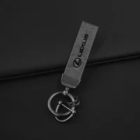 For Lexus IS250 IS300 RX330 RX350 GX200 GX300 LX470 High Quality Leather Car Logo Keychain Gift Keyring Holder Accessories