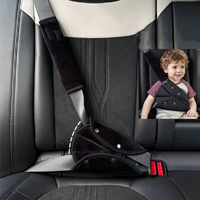 Car Seat Belt Adjuster Triangle Safety Belt Cover Pad Clips for Kids Adults Child Neck Protector Strap Positioner Fixed Limiter