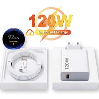 6A 120W EU Ultra Fast Charger For Xiaomi 11 12 13 14 15 Ultra Redmi Note 11 12 13 POCO F6 X6 Pro Type C USB Turbo Charging Cable