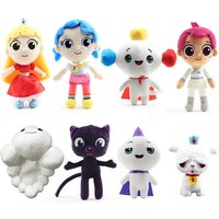 30cm Anime True and The Rainbow Kingdom Bartleby Cat Plush Toy True Rainbow King Zee Grizelda Frookie Stuffed Doll Kid Gift