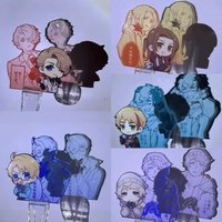 Arthur Kirkland Acrylic Brick Stand Figure Axis Powers Hetalia Anime Collection Desk Decoration Ornament Accesorios Nell'Oro