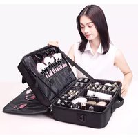 New Oxford Cloth Makeup Bag For Women Professional Large Capacity Travel Cosmetic Case