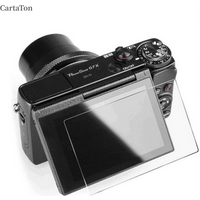 2PCS 9H Tempered Glass Screen Protector Film for Canon G7X G7XII G7X Mark III G5X G5XII G9X G9XII V10