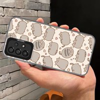 Case for Samsung Galaxy A26 A50 A15 A16 A71 A14 A24 A25 A56 A23 A17 A54 A31 A07 A12 A72 A51 A04 A34 A05 Phone P-Pusheens cat