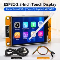 2.8 Inch TFT Touch Screen 240*320 LCD Display Type-C Port ST7789 Driver ESP32 Development Board for Arduino LVGL WiFi Bluetooth