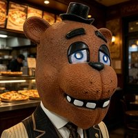 Freddy Fazbear Mask Five Nights at Freddy's Cosplay Latex Mask Bear Costume for Halloween Party
