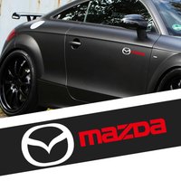 2PCS Car Vinyl Reflective Sticker Rearview Mirror Body Door Decoration Decal For Mazda 2 3 5 Axela CX-5 CX-3 Atenza Demio RX7 MS