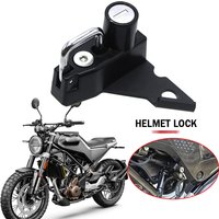 For HUSQVARNA SVARTPILEN 125 200 250 401 VITPILEN 401 2018- Motorcycle Anti-theft Security Alloy Helmet Lock Mount Hook with fit