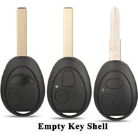 Jingyuqin Remote Car Key Shell For Land Rover Discovery 199-2004 Fit BMW Mini Cooper R50 R53 S 2001 - 2005 MG7 Replace 2 Buttons