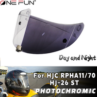 Fotochromatyczna soczewka do kasku RPHA11 do HJC RPHA 11/70 PRO RPHA70 ST HJ-26, wizjer do kasku na dzień i noc, osłona przeciwsłoneczna.