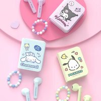 Sanrio My Melody Bluetooth Earbuds Kuromi Cinnamoroll TWS Wireless Earphones Sport Noise Reduction Touch Control Headphones