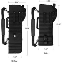 Outdoor Tactical Military Rifle Bag Handheld Shotgun Molle Sports Shoulder Bag for Hunting Paintball Gun Colorful